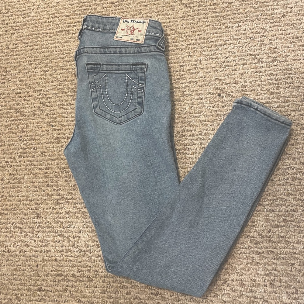 True Religion Halle Mid-Rise Skinny Jeans - Women’s (Size 27)